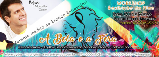 Banner Retangular bela e a Fera workshop Banner Retangular bela e a Fera workshop